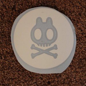 Bunny Cross Bones Decal